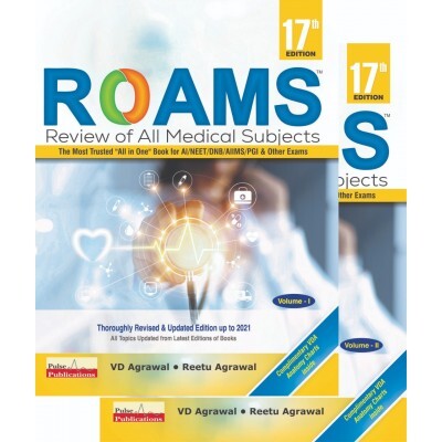 ROAMS Review of All Medical Subjects 17th Edition 2021 (2 Volume Set) by VD  Agrawal, Reetu Agrawal