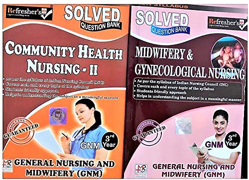 refreshers-gnm-3rd-year-solved-question-bank-in-english-2-books-set-subjects-midwifery-gynaecology-community-health-nursing-2