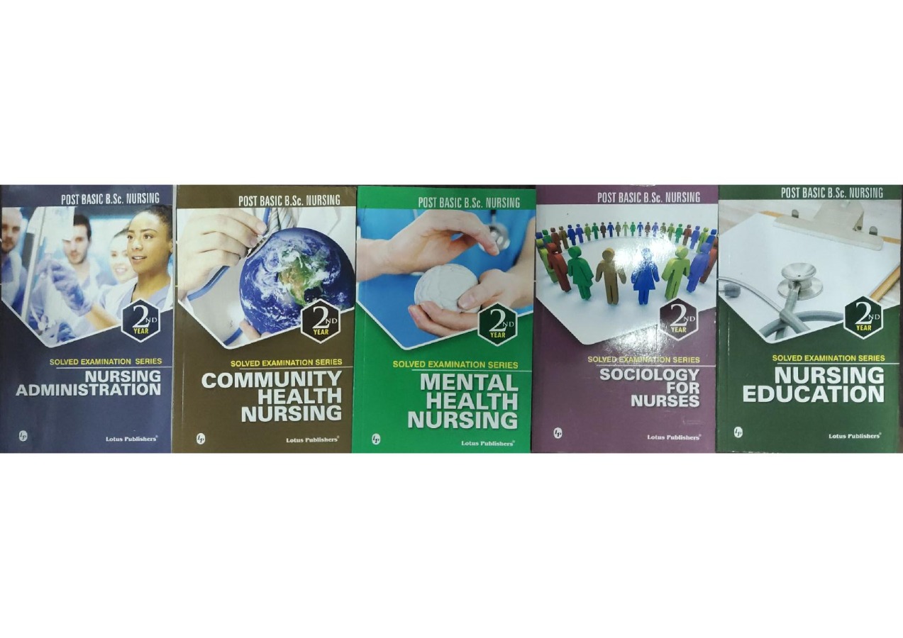 Bsc Nursing 2nd Year Books Solved Examination Series Post Basic B.Sc Nursing 2Nd Year(Pb Bsc
